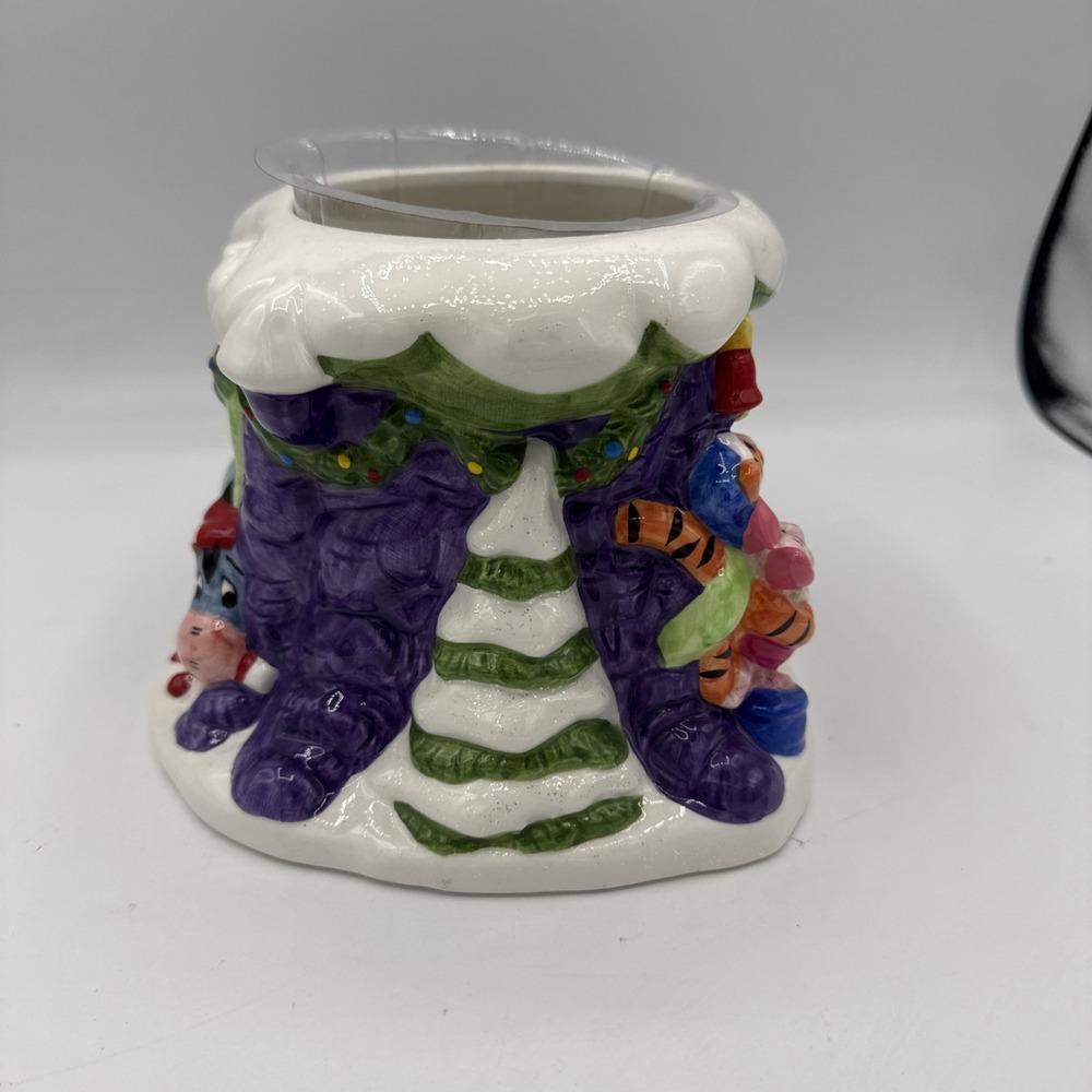 VTG Disney FTD Winnie the Pooh Cookie Jar Planter Table Decor XMAS Tigger Vase - Picture 3 of 12